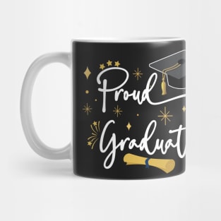 Proud Graduate | Quote With White Text Family Graduation Mug